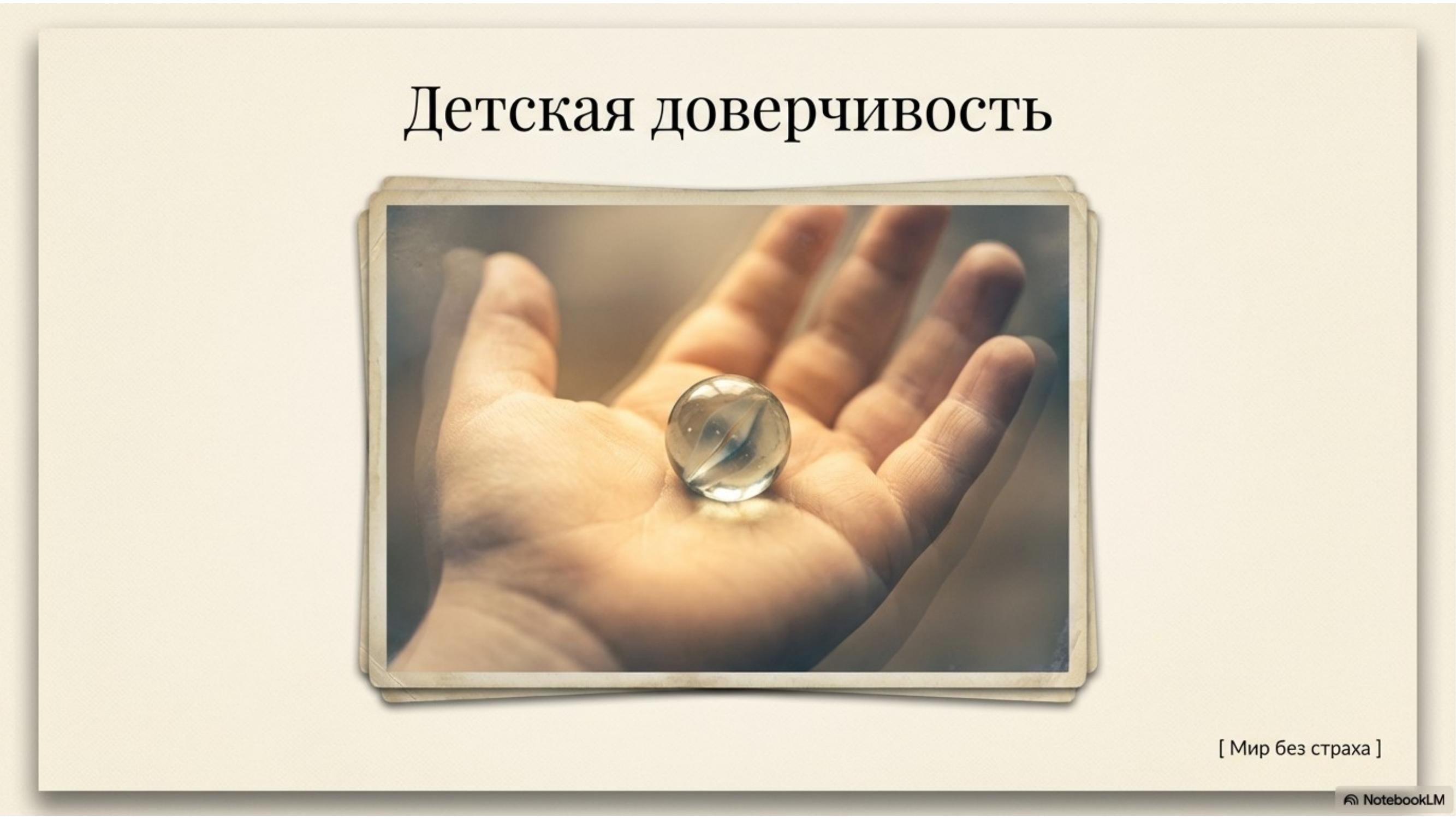 Детская доверчивость